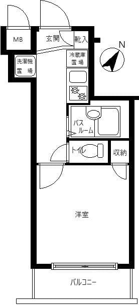 フェニックス大塚駅前弐番館 402 間取り図