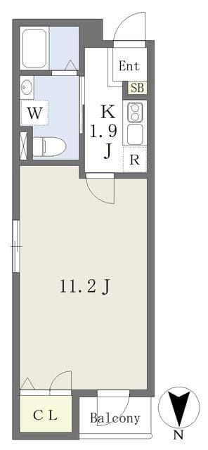 リブレスト南千住 503 間取り図