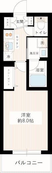 HY’s Vigor 墨田 305 間取り図