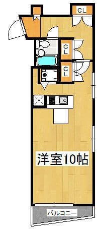 ロイヤル大山 406 間取り図