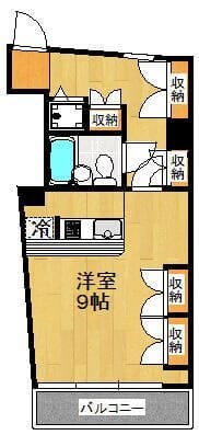 ロイヤル大山 506 間取り図