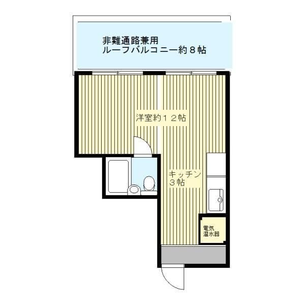 エルアルカサル鶯谷 203・208 14.5万円/5,000円/なし