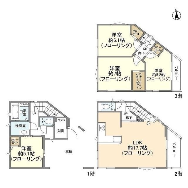 Kolet西川口#02 20.9万円/入力なし/なし 間取り図
