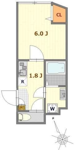 CELESTE北町 102 間取り図
