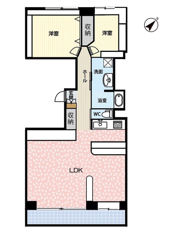南青山第一マンションズ 705 間取り図