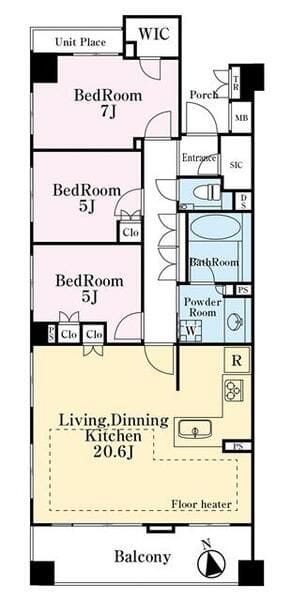 プラウド蘆花公園 104