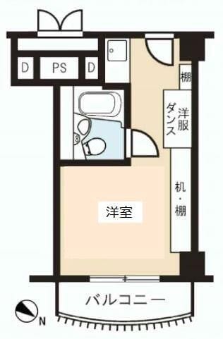 ユニハイツ勝どき 708
