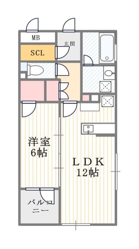CieloAzul 403 間取り図