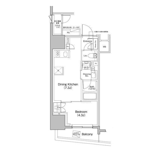 ザ・パークハビオ大森町 1404