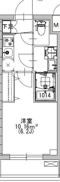 S-RESIDENCE長津田aside 109 間取り図