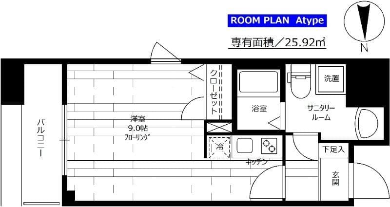 ステージファースト西川口 801 間取り図