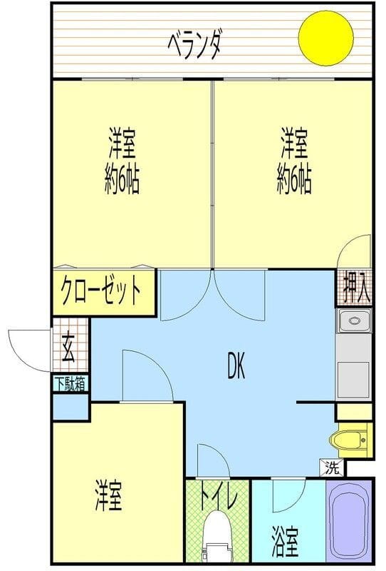 明治通りビル 305 間取り図