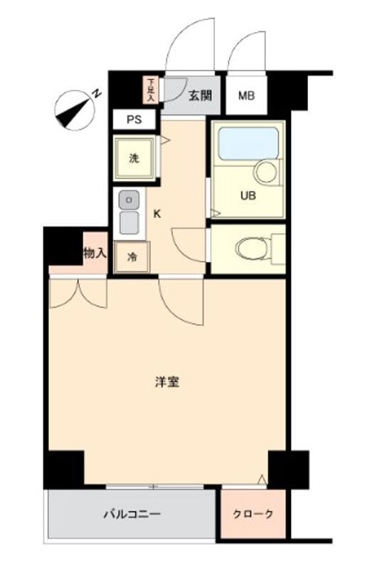 ドルチェ代々木 501 間取り図