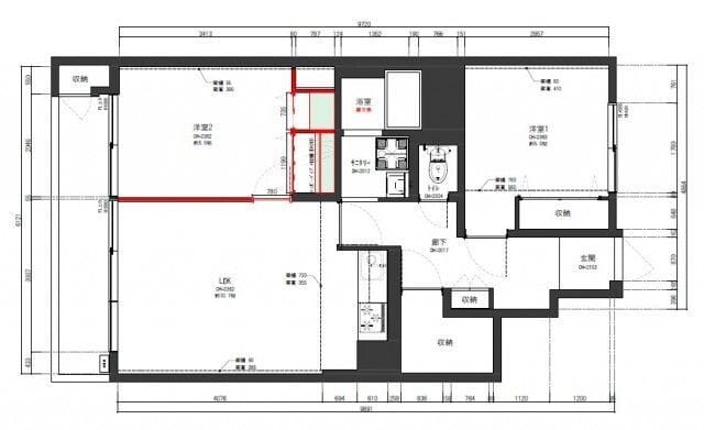 玉川サンケイハウス北棟 N704
