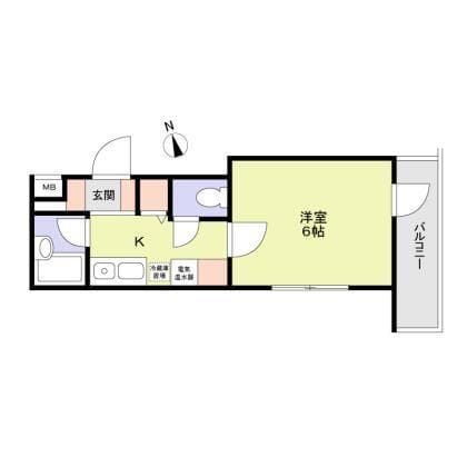 Urban Link蒲田 1201 間取り図