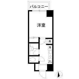 Urban Link蒲田 406 間取り図