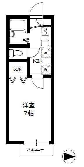 フレア・プランドールB 110 間取り図
