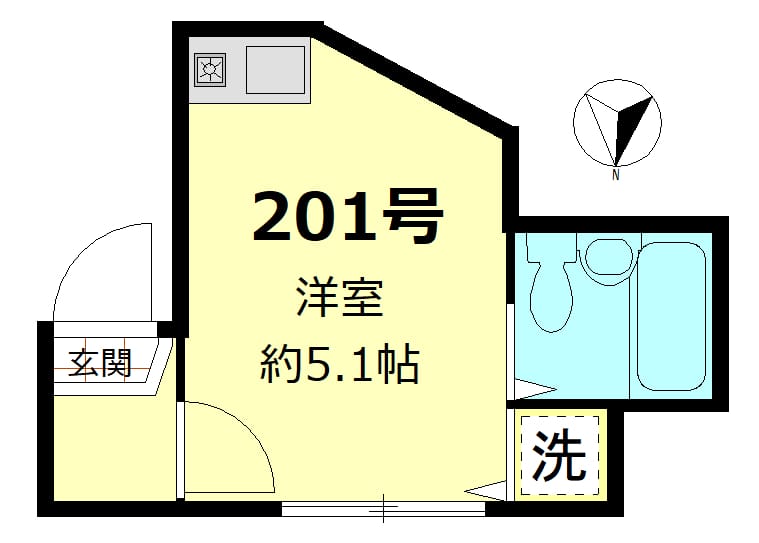KKハウス北千住 201
