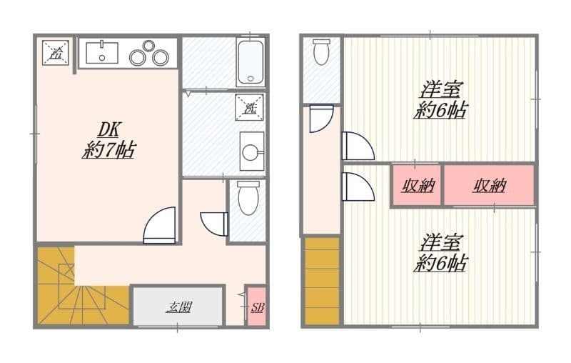 滝野川4丁目戸建 1 間取り図