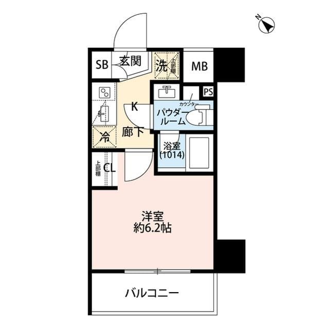 プレール・ドゥーク川口並木 706 間取り図