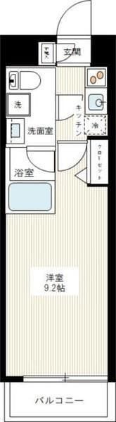 MAXIV赤羽西AZ 402 間取り図