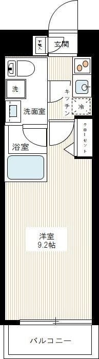 MAXIV赤羽西AZ 504 間取り図