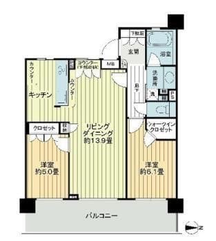 ジェイパーク田端 0207 間取り図