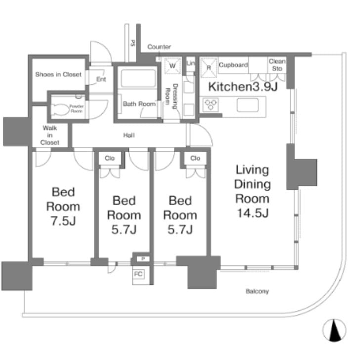 晴海フラッグ サンビレッジ T棟 (SKY DUO) 2509