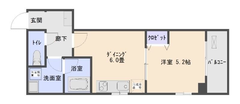新井2丁目マンション 204 間取り図