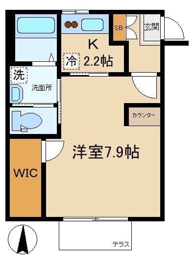 エクセル南荻窪 102 間取り図