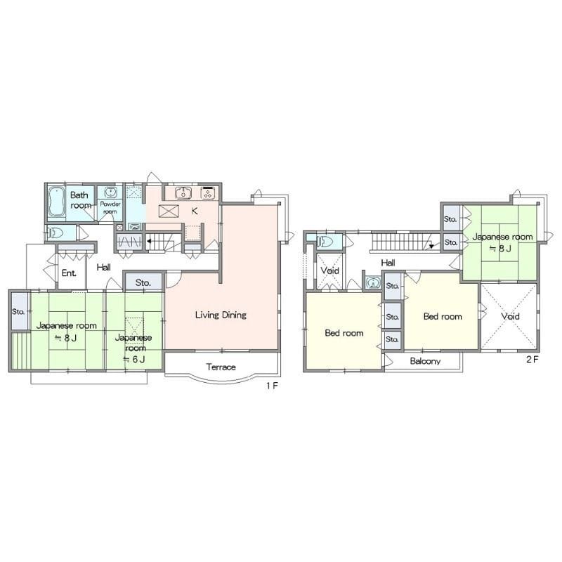 西川様邸戸建 1 間取り図