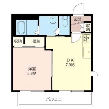 コンフォール祐天寺A 00201 間取り図