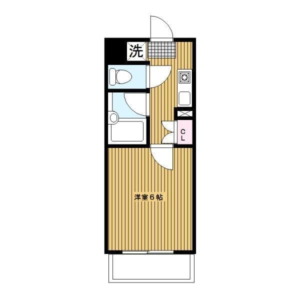 ルーブル中野弥生町弐番館 401 間取り図