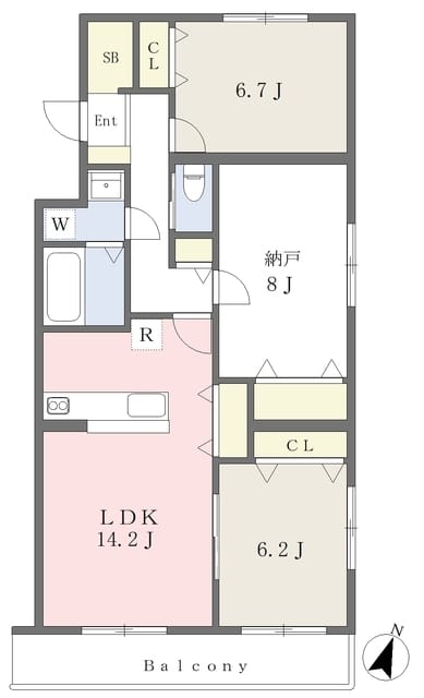 ソレアード初石 204