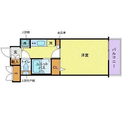 フェニックス田町 705 間取り図