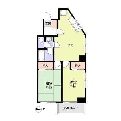メゾン深川 602 間取り図