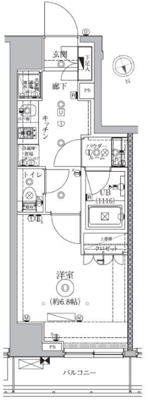ドムス・スタイル高田馬場 902 間取り図
