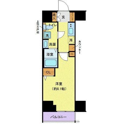 LEXE入谷 401 間取り図