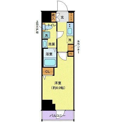 LEXE入谷 402 間取り図