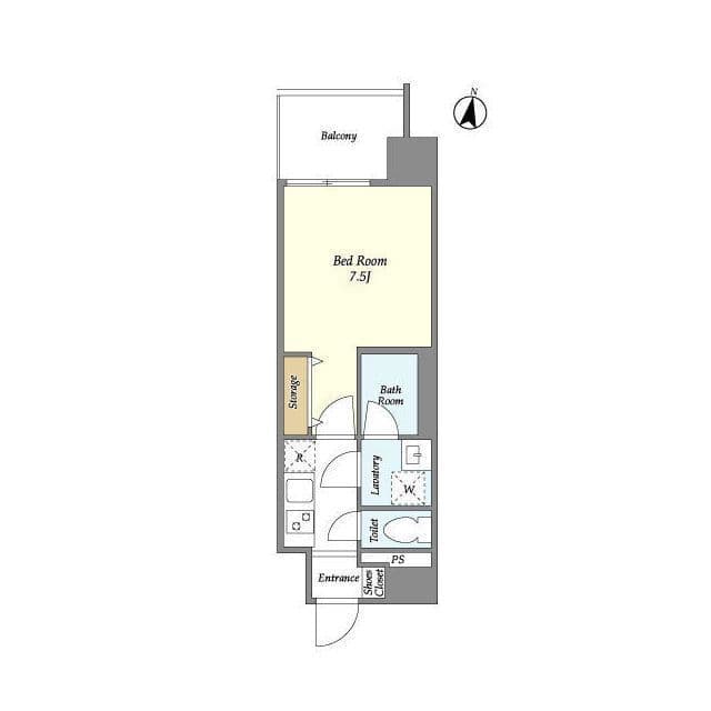 La Douceur東中野 0903 間取り図