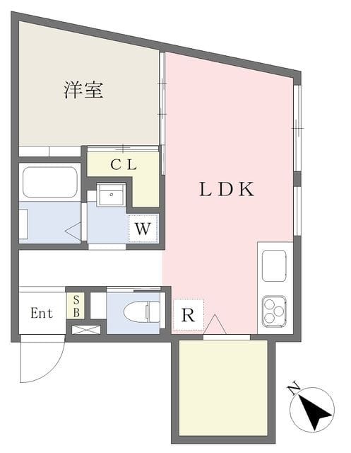 Reve Residence 市ヶ谷Ⅱ 001 間取り図