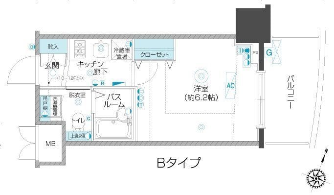 フェニックス板橋大山 303 間取り図