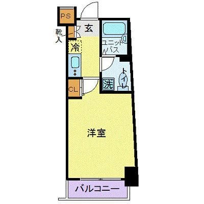 スカイコートスパシエ池袋 202 間取り図