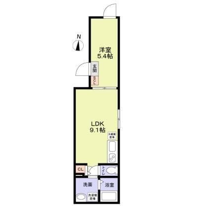 ReiGrande Asakusa 102 間取り図