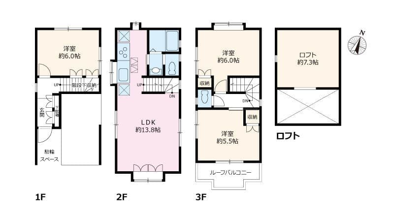 ヴィラ新大塚 27万円/10,000円/入力なし 間取り図