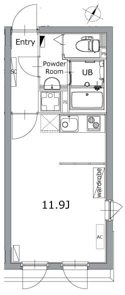 アレーロ大岡山Ⅱ 306