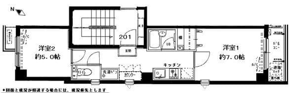 S第2 201 間取り図