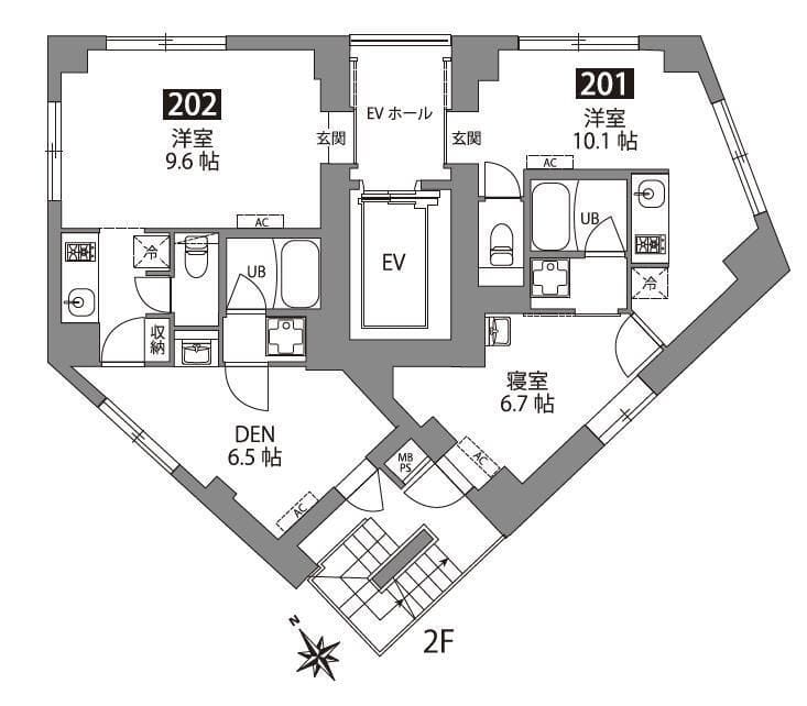 FABRIC東長崎Residence 201