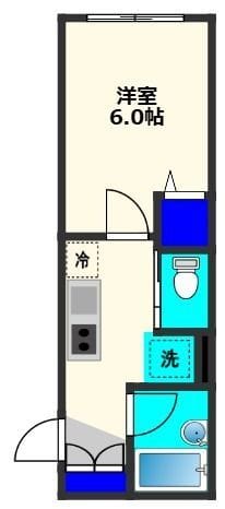 オリーブハウス門前仲町2 303 間取り図