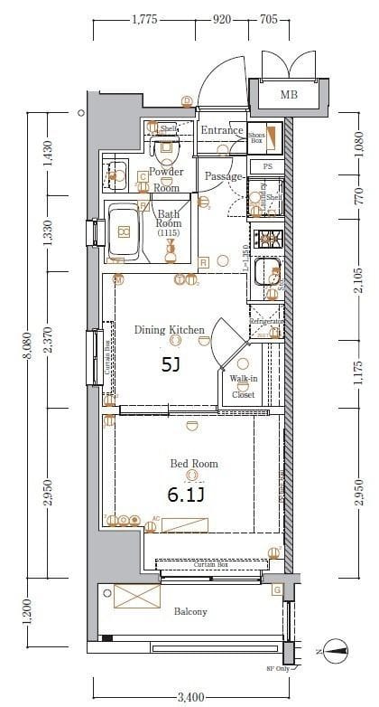 XEBEC東日暮里South 701